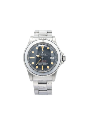 Rolex pre-owned Sea-Dweller 'Double Red' 39mm - Black