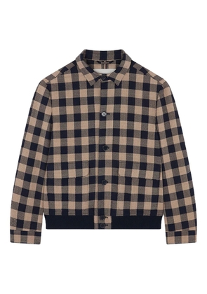 Paul & Shark check-pattern blouson - Blue