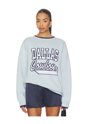 Terez x REVOLVE Cowboys Crew Pullover in Blue. Size L. Also in M, S, XL, XS, XXS.