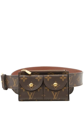 Louis Vuitton Pre-Owned 2012 Monogram Pochette Duo belt bag - Brown