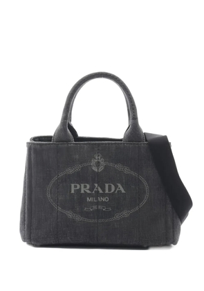 Prada Pre-Owned 2010s Canapa denim tote bag - Grey
