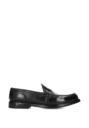 Premiata woven leather loafers - Black