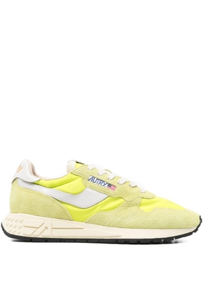 Autry logo-patch sneakers - Yellow