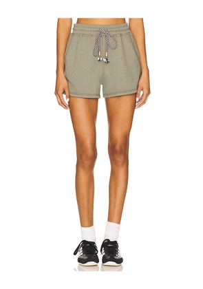 SUNDRY Lounge Short in Olive. Size L. Also in M, S, XL, XS.