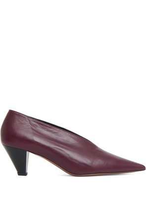 Mansur Gavriel Kiki heeled pumps - Red