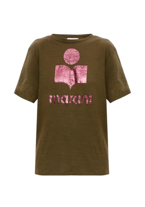 ISABEL MARANT Zewel logo-print T-shirt - Green