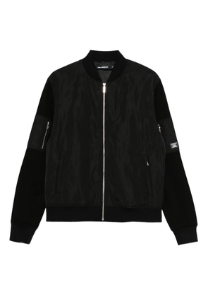 Karl Lagerfeld zip-fastening bomber jacket - Black