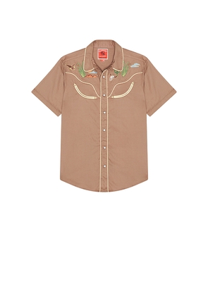 Sendero Provisions Co. The Prescott Shirt in Brown. Size L. Also in M, S.