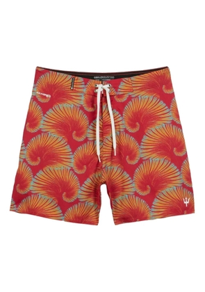 Osklen Aquaone Flex drawstring swim shorts - Red