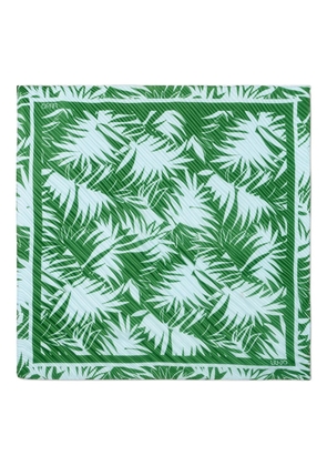 LIU JO pleated printed scarf - Green