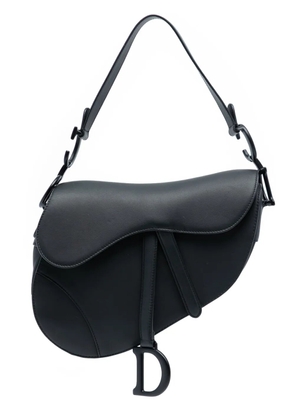 Christian Dior Pre-Owned 2020 Ultra Matte Calfskin Saddle Bag shoulder bag - Black