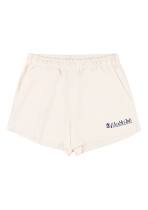 Sporty & Rich Lion Health Disco shorts - Neutrals