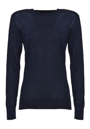 Tagliatore ribbed sweater - Blue
