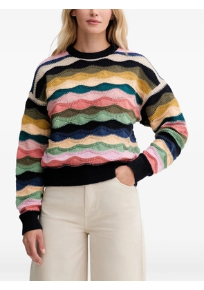 PS Paul Smith striped wave sweater - Black