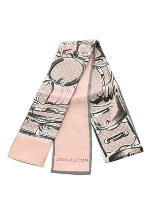 Louis Vuitton Pre-Owned 2018 trunk ribbon scarf - Pink