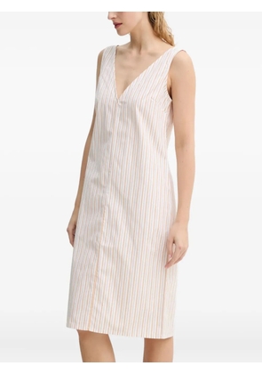 Day Birger Et Mikkelsen striped V-neck mini dress - White