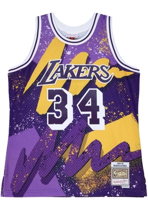 Mitchell & Ness 'NBA LA Lakers 96 Shaquille O'Neal' Hyper Hoops Swingman jersey vest top - Purple