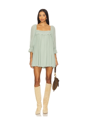 Tularosa Jaida Mini Dress in Sage. Size L. Also in M, S, XS, XXS.