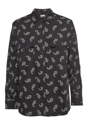 Zadig&Voltaire pre-owned Tamara paisley-print shirt - Black