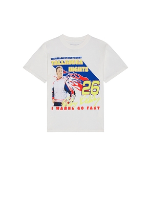 Philcos Talladega Nights Go Fast Tee in White. Size L. Also in M, S, XL/1X.