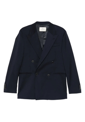 Manuel Ritz double-breasted button-up blazer - Blue