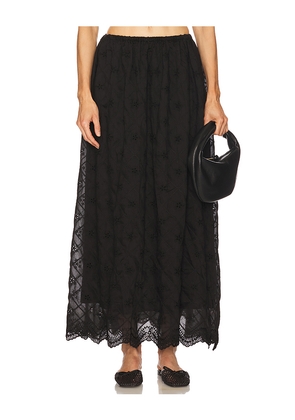 Tularosa Sofiya Maxi Skirt in Black. Size L. Also in M, S, XL, XS, XXS.
