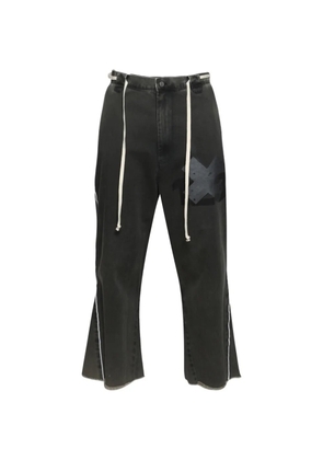 RRR123 pastoral straight leg trousers - Grey