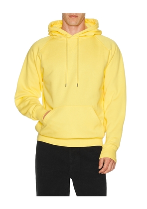 Pop Trading Company Logo Hoodie in Yellow. Size L. Also in XL/1X.