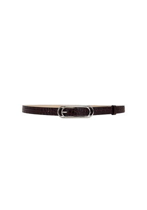 Rag & Bone Duo Rounded Rebound Belt in Brown. Size L. Also in M, S, XS.