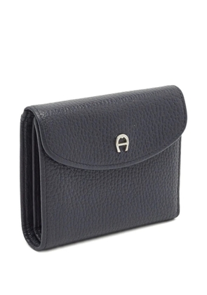 Aigner Vintage 2000s century leather trifold wallet - Blue