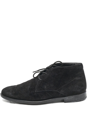 Tod's Vintage suede lace boots - Black