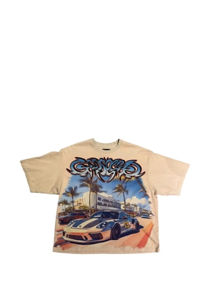GODSPEED Miami Exclusive print T-shirt - Neutrals