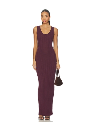SNDYS Baha Maxi Dress in Purple. Size L. Also in M, S, XL, XS, XXL, XXS.