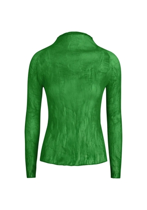 Issey Miyake textured top - Green