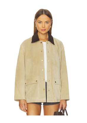 Rag & Bone Cassidy Suede Jacket in Tan. Size S. Also in XS.
