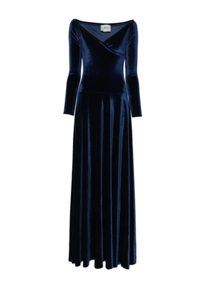 Atu Body Couture velvet gown - Blue