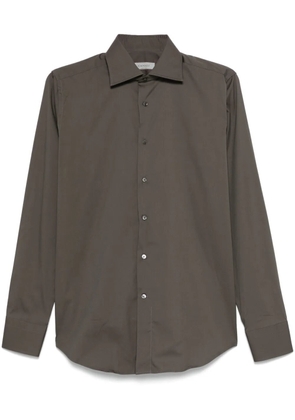 Canali cut-away collar shirt - Green