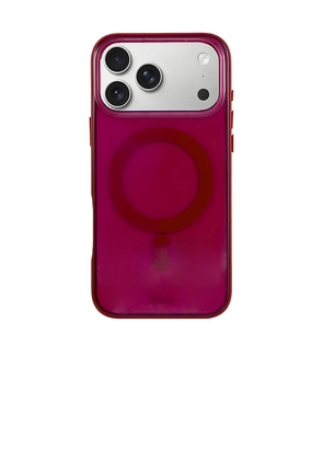 Sonix Magsafe Compatible iPhone 17 Pro Case in Burgundy.