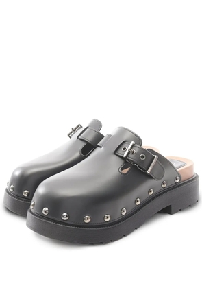 Christian Dior Pre-Owned 60mm Quake stud-embellished mules - Black