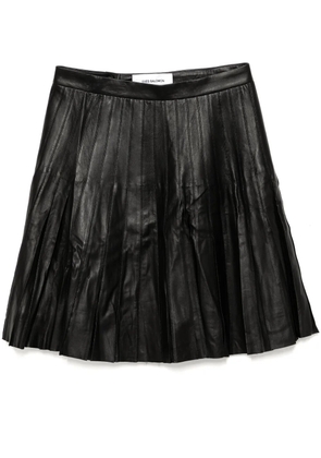 Yves Salomon pleated mini skirt - Black