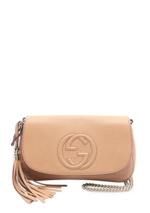 Gucci Pre-Owned 2016-2025 Medium Leather Soho Chain Flap crossbody bag - Brown
