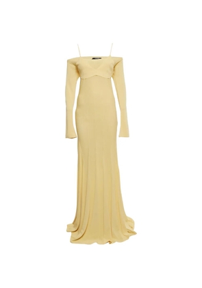 Jacquemus Pre-Owned La Croisiere strap dress - Yellow