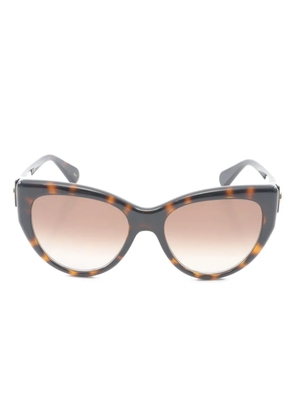 Gucci Pre-Owned 2020s tortoiseshell cat-eye sunglasses - Brown