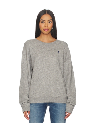 Polo Ralph Lauren Fleece Crewneck in Grey. Size L. Also in M, S, XL, XS.
