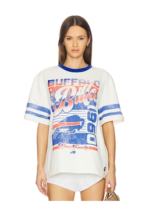 The Wild Collective Buffalo Bills Premium Band Tee in Ivory. Size S. Also in XS.