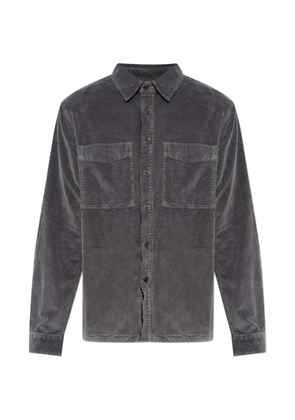 PS Paul Smith patch-pocket corduroy shirt - Grey