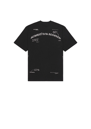 Stampd Tattoo Relaxed Tee in Black. Size L. Also in S, XL/1X.