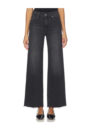 PAIGE Anessa Wide Leg Jeans in Black. Size 23. Also in 24, 25, 26, 27, 28, 30, 31, 33, 34.
