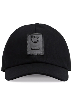 Ferragamo Gancini-patch baseball cap - Black