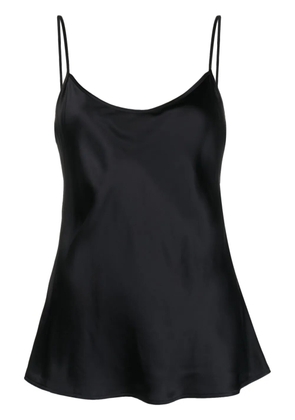 Lorena Antoniazzi V-neck slip top - Black